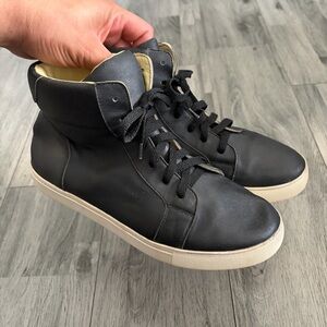 Aminah Abdul Jillil Black and Cream High-Top Sneakers